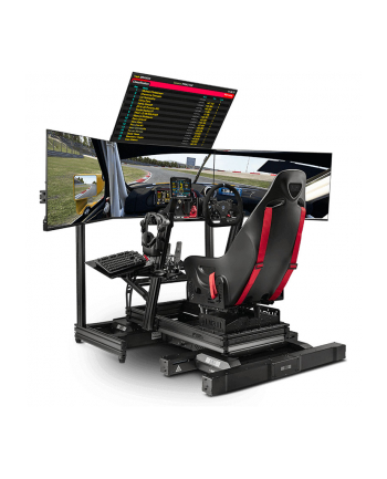next level racing Aluminiowy symulator symulatora wyścigów F-GT Elite na wyższym poziomie - edycja z mocowaniem przednim i bocznym