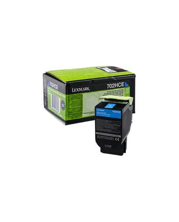 lexmark CORPORATE TONER CARTRIDGE CYAN/702HCE 3K PGS CS310 CS410