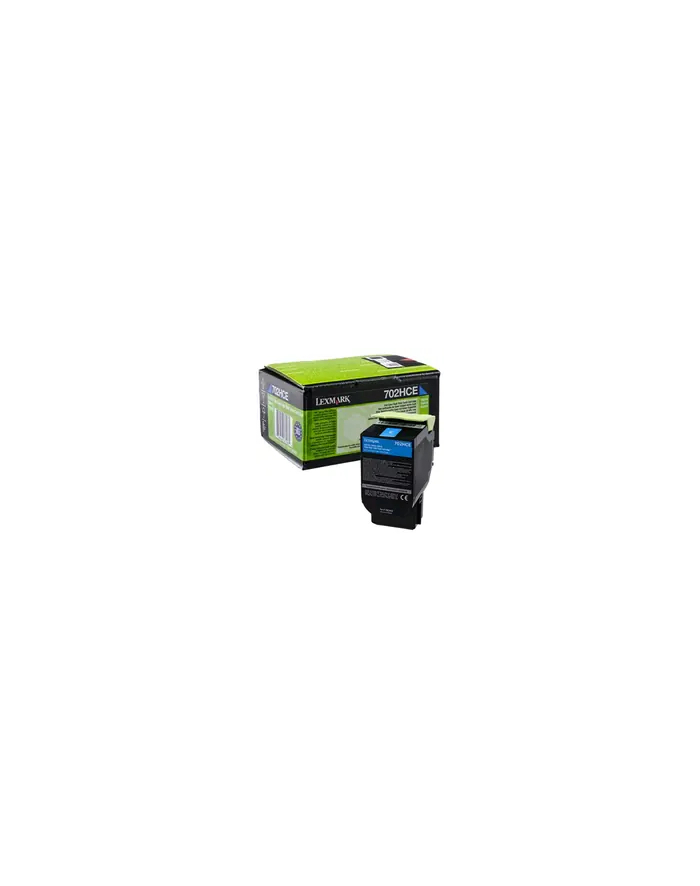 lexmark CORPORATE TONER CARTRIDGE CYAN/702HCE 3K PGS CS310 CS410 główny
