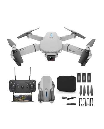 extralink Dron E88 Pro | Zestaw dron + 3 baterie + pokrowiec | 1800mAh