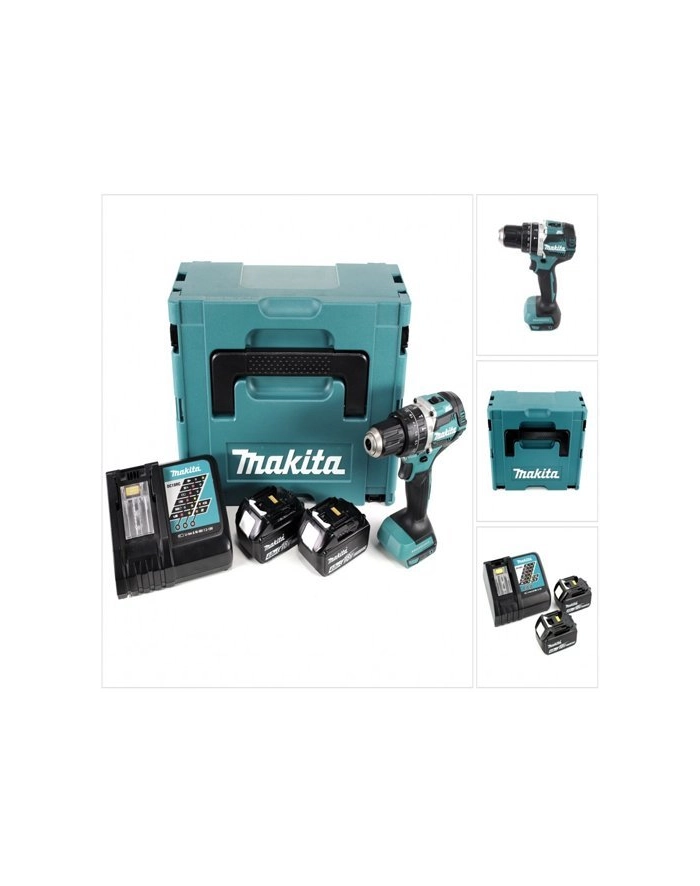 MAKITAWKRĘTARKA UD18V DHP484RFJ 54/30Nm 2x3,0Ah BLDC MAKPAC główny