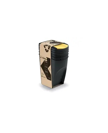 prosperplast KED-EN KOSZ NA ŚMIECI SORTIBOX 35L SET 3 - CZARNY RECYKLING