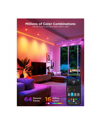 Govee H600D GU10 Light bulb 2-pack | Inteligentna żarówka RGBWW | 400 lm, Wi-Fi, Bluetooth