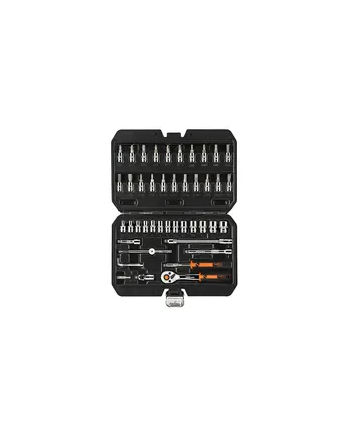 neo Klucze nasadowe, 1/4”, CrV, zestaw 46 szt nr 1