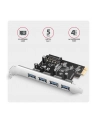 axagon PC(wersja europejska)-430RS Kontroler PCIe 4x port USB 3.2 GEN 1, UASP, chipset  Renesas, 15-pin SATA zasilacz - nr 8