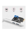 axagon PC(wersja europejska)-232RS Kontroler PCIe 2+2x port USB 3.2 GEN 1, UASP, SP ' LP 15-pin SATA zasilacz - nr 18