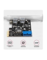 axagon PC(wersja europejska)-232RS Kontroler PCIe 2+2x port USB 3.2 GEN 1, UASP, SP ' LP 15-pin SATA zasilacz - nr 42