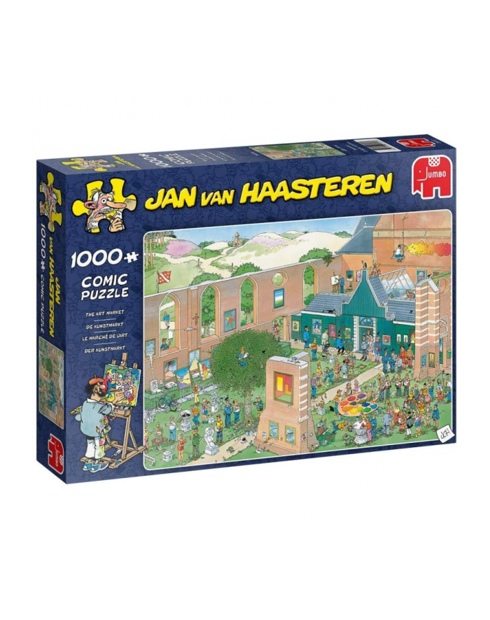 Jumbo Puzzle Jan Van Haasteren Wystawa Dzieł Sztuki 1000El. główny