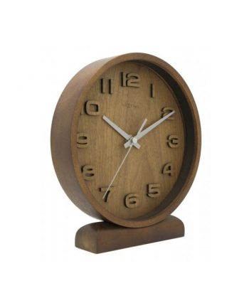 NeXtime Wood Wood Small 22,5 cm, szary 5192 GS