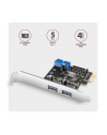 axagon PC(wersja europejska)-232RS Kontroler PCIe 2+2x port USB 3.2 GEN 1, UASP, SP ' LP 15-pin SATA zasilacz - nr 35