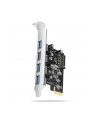 axagon PC(wersja europejska)-430RS Kontroler PCIe 4x port USB 3.2 GEN 1, UASP, chipset  Renesas, 15-pin SATA zasilacz - nr 34