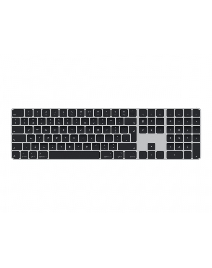Klawiatura Magic Keyboard z Touch ID i polem numerycznym dla modeli Maca z czipem Apple - angielski (międzynarodowy) - czarne klawisze główny