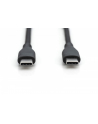 digitus Kabel zasilający silikonowy USB-C - USB-C, USB 2.0 60W, 0,5m Czarny - nr 2