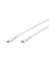 digitus Kabel zasilający silikonowy USB-C - USB-C, USB 2.0 60W, 0,5m Biały - nr 7