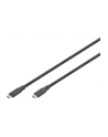 digitus Kabel połączeniowy silikonowy USB-C - USB-C, USB 3.2 Gen1 5G 4K 100W, 2m czarny - nr 20
