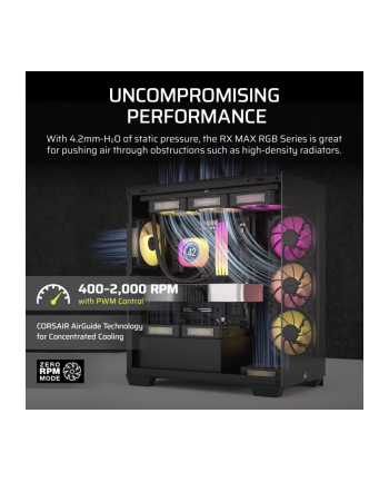 corsair Wentylator iCUE LINK RX120 MAX RGB 120mm Triple Fan Kit