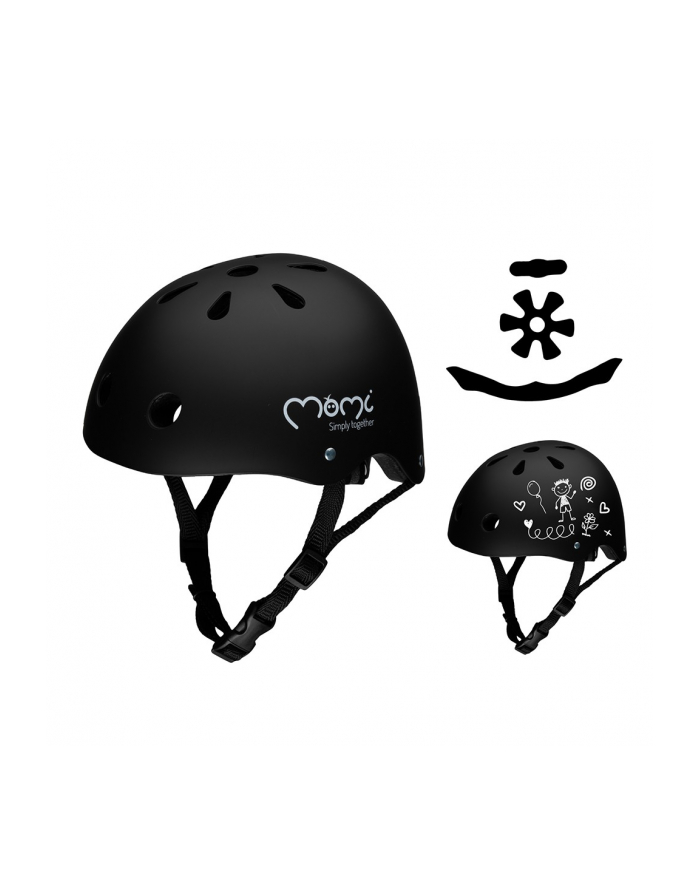 momi Kask MIMI czarny matowy główny