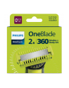 philips Akcesoria do OneBlade 360 2 sztuki QP624/50 - nr 9