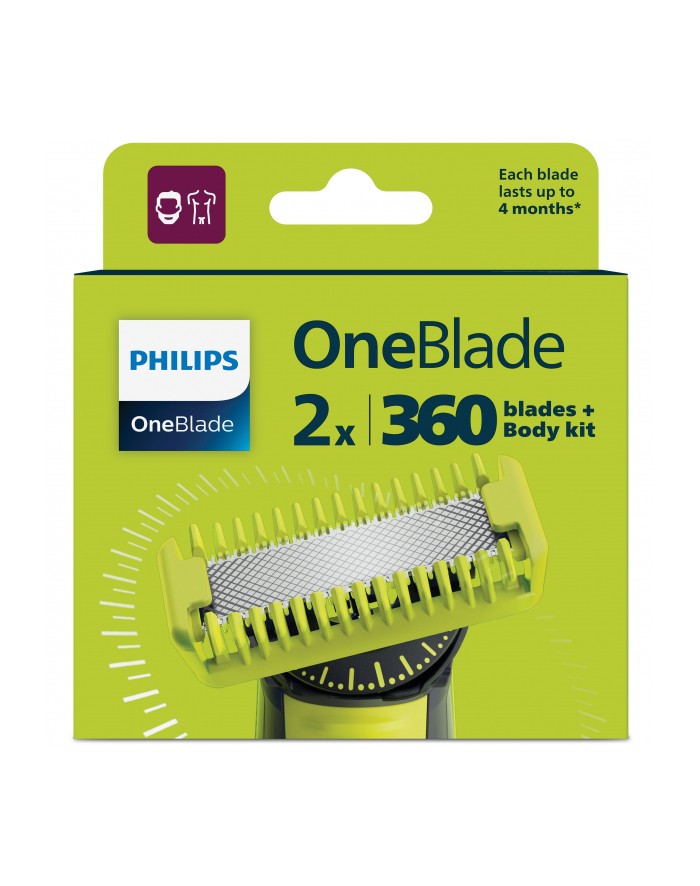 philips Akcesoria do OneBlade 360 2 sztuki QP624/50 główny