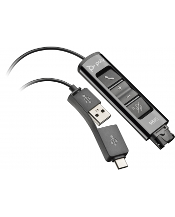 poly Adapter  DA85 USB na QD Czarny  786C7AA