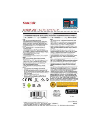 sandisk Pendrive Ultra Dual Drive Go 256 GB USB 3.1 Type-C 150MB/s nr 1