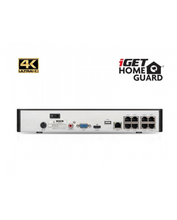 Iget Hgnvk88504 System Kamer 4 Kamery Uhd 4K 8Ch Ip66 Wan (75020562)