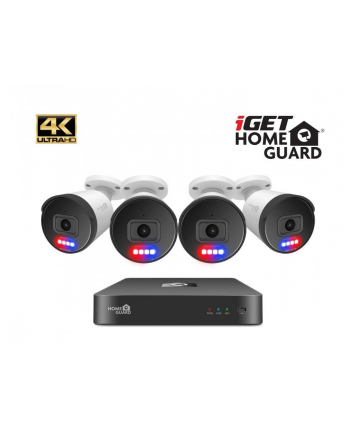 Iget Hgnvk88504 System Kamer 4 Kamery Uhd 4K 8Ch Ip66 Wan (75020562)