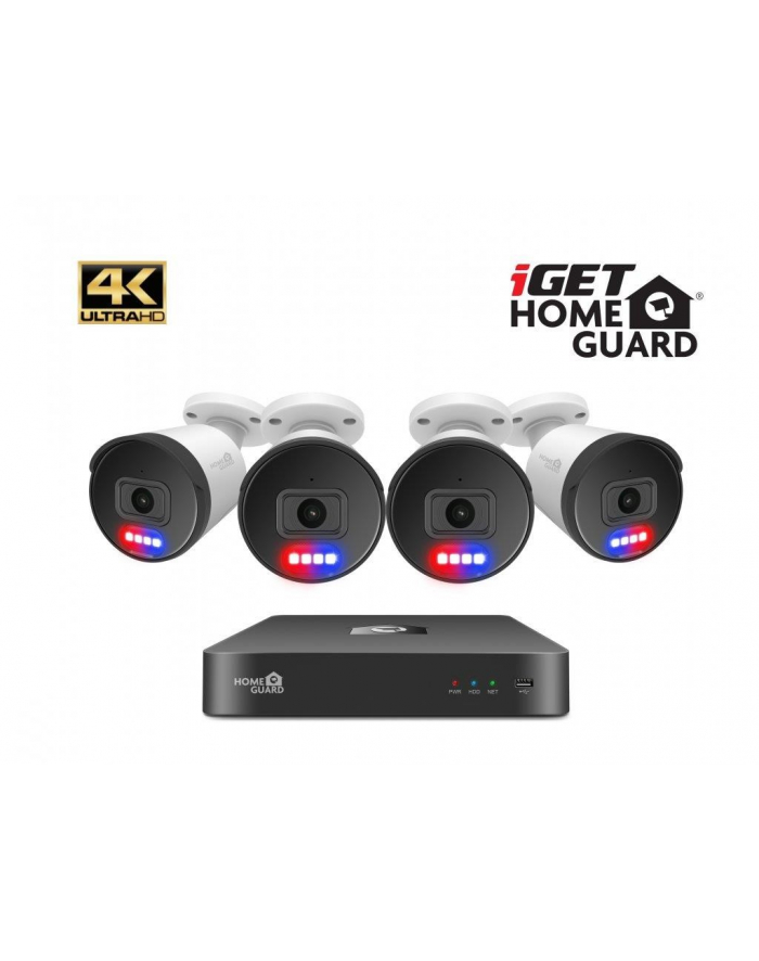 Iget Hgnvk88504 System Kamer 4 Kamery Uhd 4K 8Ch Ip66 Wan (75020562) główny
