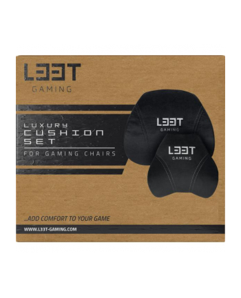 L33T Luxury Gaming Chair Cushion Set memory foam velv CUSSET1