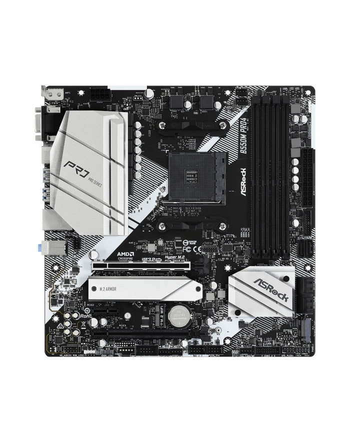 Asrock B550M Pro4 Socket AM4 micro ATX AMD B550 główny