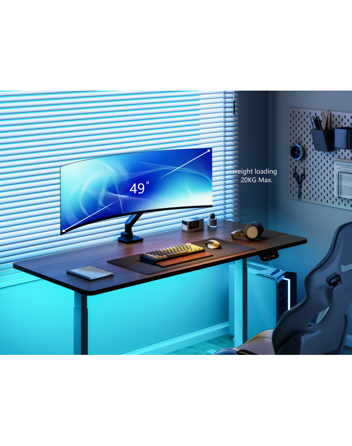 Equip Uchwyt biurkowy na monitor 17'' - 49'' (650180) główny