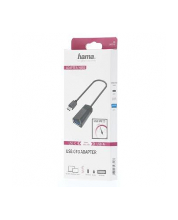 Hama Adapter OTG USB-C Wtyk - USB-A 3.2 gniazdo (200312)