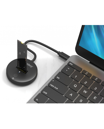 Sandberg Stacja dokująca USB 3.2 Dock dla M.2+NVMe SSD czarna (13647)