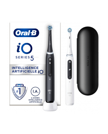 Szczoteczka elektryczna Oral-B iO5 Duo Black UCB And White SC nr 1
