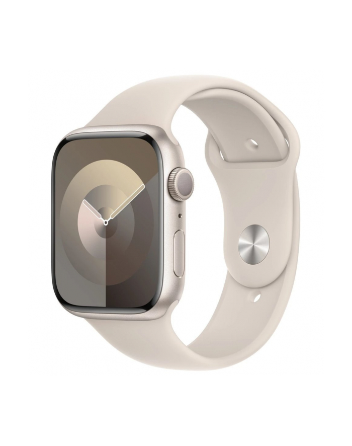 Apple Watch Series 9 GPS Koperta 41mm Z Aluminium W Kolorze Księżycowej Poświaty Z Paskiem Sportowym W Kolorze Księżycowej Poświaty MR8U3QC/A główny