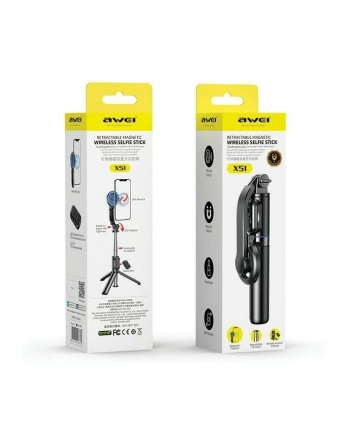 awei Uchwyt selfie stick X51 tripod magnetyczny