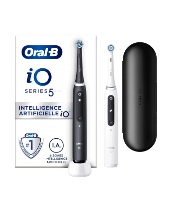 Szczoteczka elektryczna Oral-B iO5 Duo Black UCB And White SC
