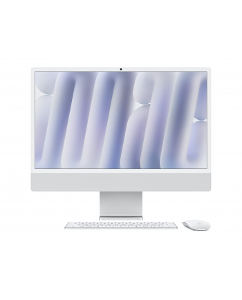 apple iMac 24 cale: M4 10/10, 24GB, 512GB SSD - Srebrny