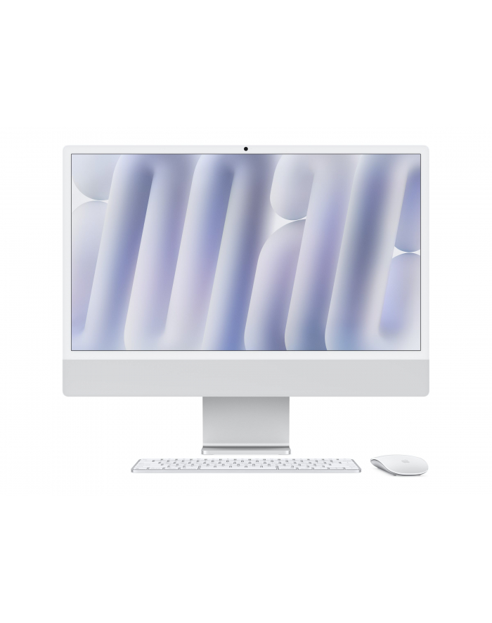 apple iMac 24 cale: M4 10/10, 24GB, 512GB SSD - Srebrny główny