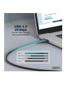 digitus Kabel połączeniowy silikonowy USB-C - USB-C, USB 4 Gen2 20G 8K 240W, 2m Czarny - nr 24