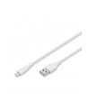 digitus Kabel zasilający silikonowy USB-A - Lightning, USB 2.0 12W, certyfikat MFI, 1m Biały - nr 5