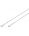 digitus Kabel zasilający silikonowy USB-C - Lightning, USB 2.0 60W, certyfikat MFI, 0,5m Biały - nr 6