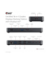 Club 3D Stacja/replikator 16v1 ThunderBolt 4 2xThunderbolt 3xDP 2xHDMI 3xUSB RJ45 SD-TF Karta 1xUSB-C 150W PD (CSV1583) - nr 4
