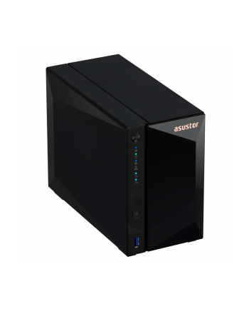 Serwer plików Asustor DRIVESTOR 2 PRO AS3302T v2 2-bay, Realtek RTD1619B. Quad-Core, 1.7GHz, 2GB DDR4. 2.5GbE x1. USB3.2 Gen1 x3