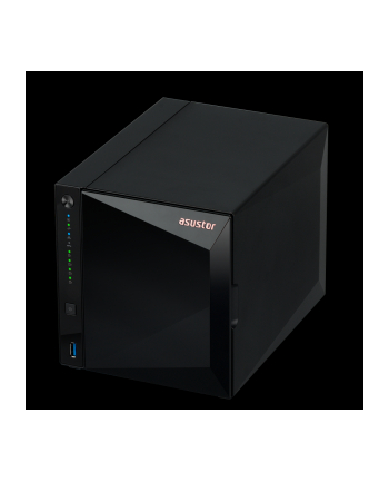 Serwer plików Asustor DRIVESTOR 4 PRO AS3304T v2 4-bay, Realtek RTD1619B. Quad-Core, 1.7GHz, 2GB DDR4. 2.5GbE x1. USB3.2 Gen1 x3