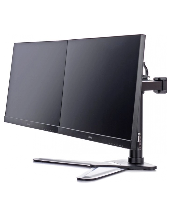 IIYAMA DS1002D-B1 Dual-Monitor table bracket with foot for Displays 10-30Zoll VESA 75x75 mm oder 100x100 mm weight 10kg (P) główny