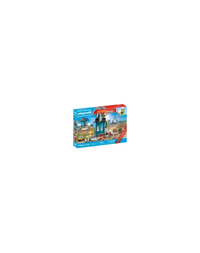 Playmobil Action Heroes 71650 Plac Budowy główny