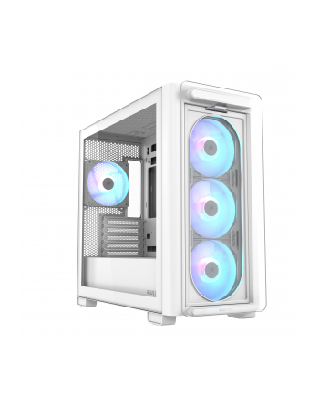 Obudowa Asus A23 PLUS TG ARGB WHITE mATX z oknem bez zasilacza