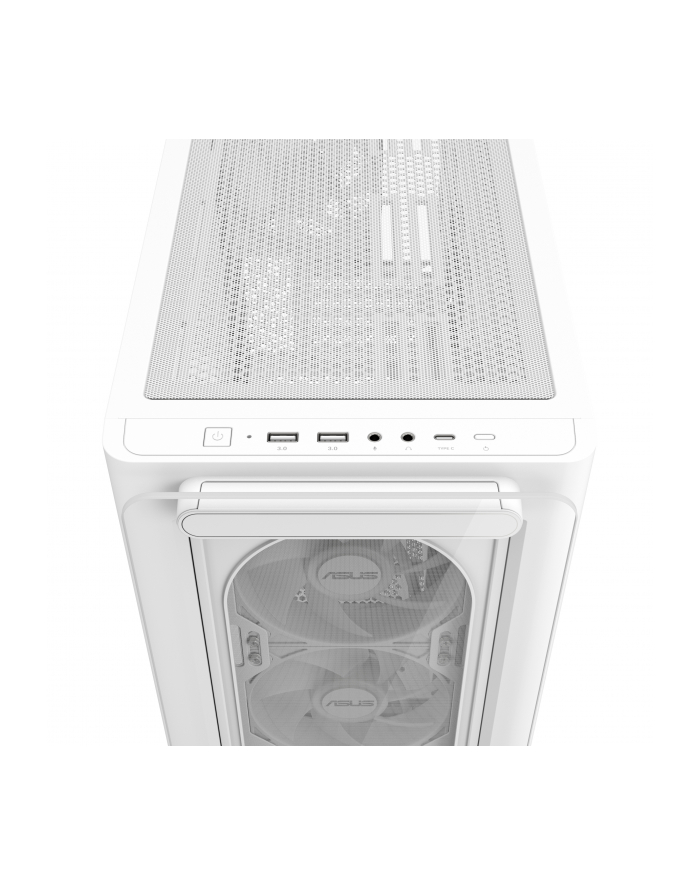 Obudowa Asus A23 PLUS TG ARGB WHITE mATX z oknem bez zasilacza główny
