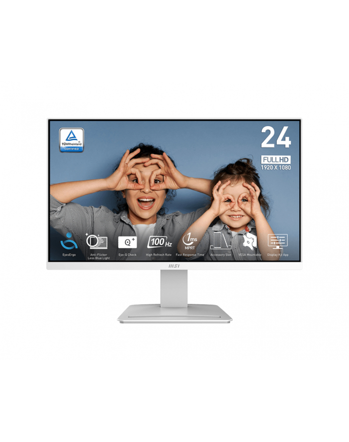 Monitor MSI 23,8'' PRO MP2412W VA FHD 100Hz HDMI DP główny